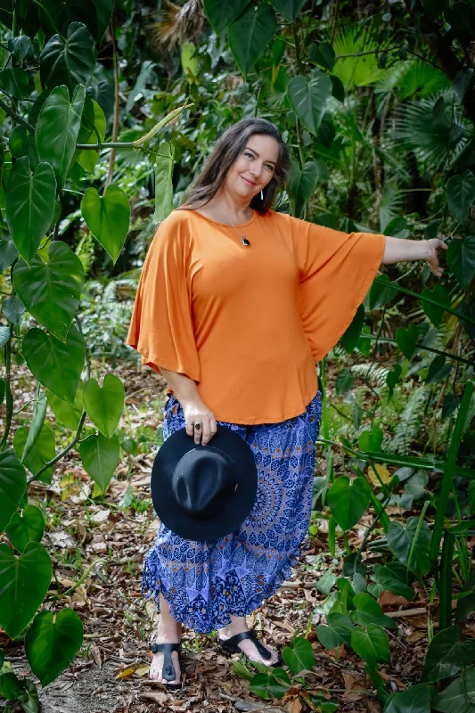 Avalon Batwing Top - Ginger Sporty Women's Athleisure 