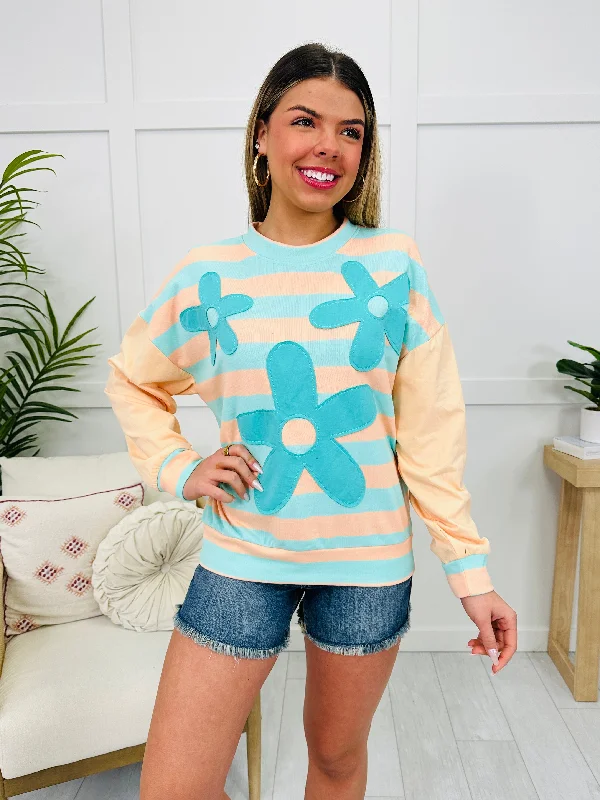 Groovy Bloom Sweatshirt Polished Women's Silk Polished Women's Silk