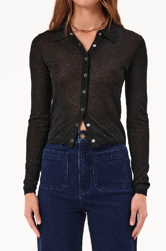 Rollas - Caroline Lurex Knit - Black Elegant Women's Formal  Elegant Women's Formal 