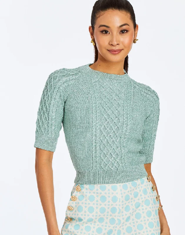 Enya Metallic Sweater Street