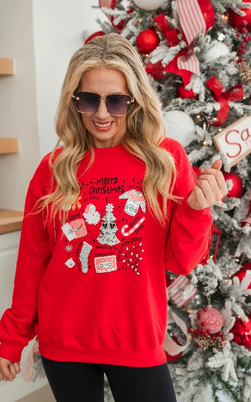 A Few of My Favorite Christmas Things Crewneck Sweatshirt** Stylish Women's Neon Stylish Women's Neon A Few of My Favorite Christmas Things Crewneck Sweatshirt** Stylish Women's Neon Stylish Women's Neon