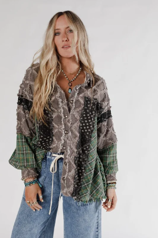 Winslow Textured Shacket - Coco Dapper Women's 1920S