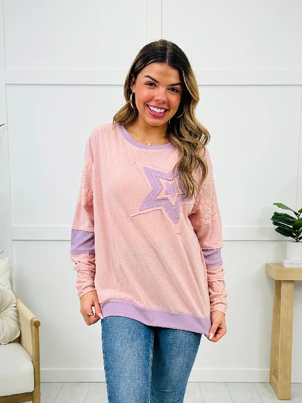Cosmic Stitch Pullover In Dusty Rose Tough Women's Military - inspired Tough Women's Military - inspired Cosmic Stitch Pullover In Dusty Rose Tough Women's Military - inspired Tough Women's Military - inspired