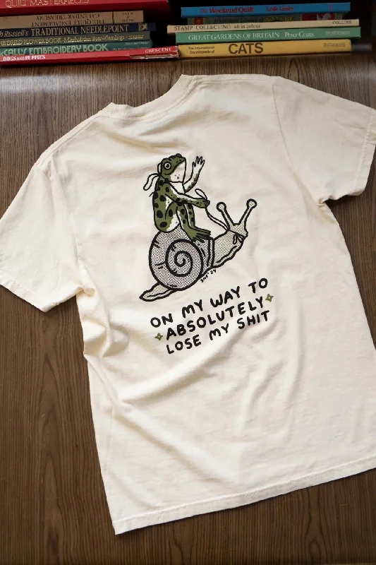 Lose My Shit Pocket Tee Minimalist Women's Casual