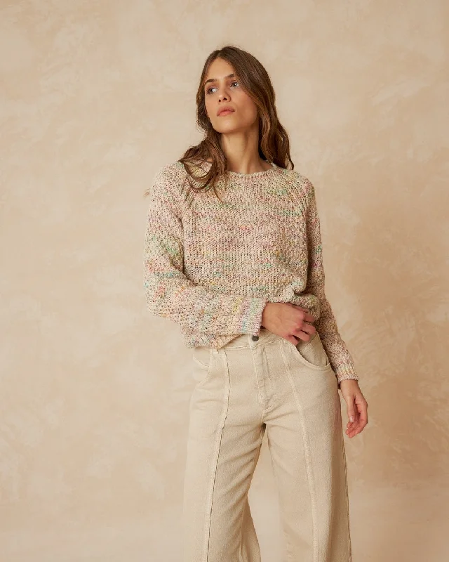 Indi & Cold Jumper Fantasy Yarn Laid - back Women's Style Laid - back Women's Style