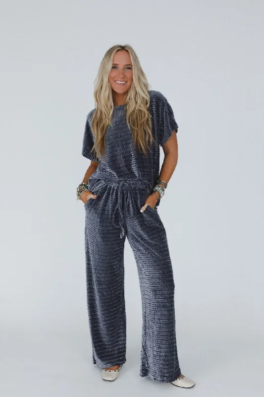 Velvet Sunrise Set - Blue Refined Women's Velvet