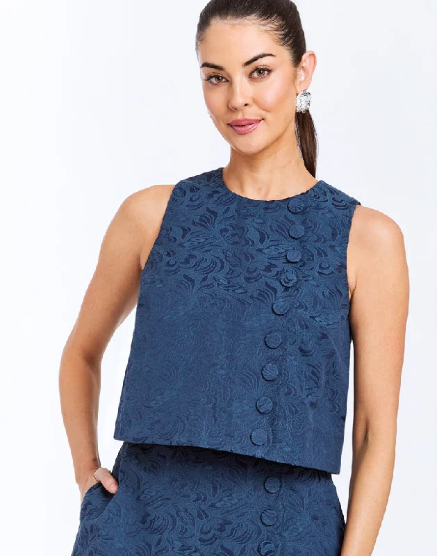 Etta Scallop Top Feminine Women's Soft 