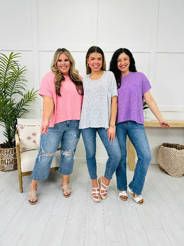 DOORBUSTER! Refined Basics Top- Multiple Colors! Modern Women's 