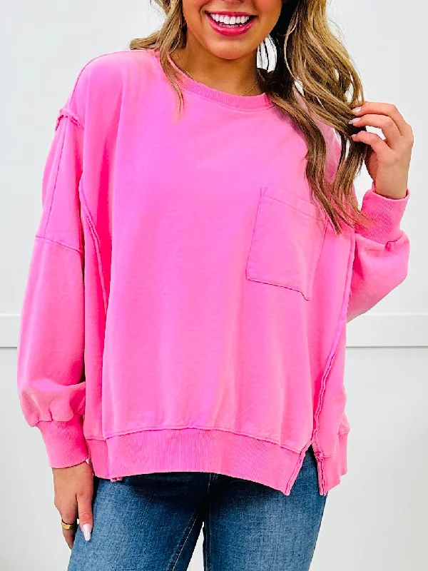 Relaxed Rhythm Pullover- Multiple Colors! Geometric Geometric