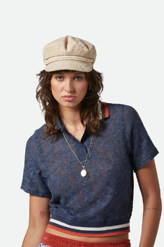 Retro Mesh Short Sleeve Polo Feminine Women's Style 