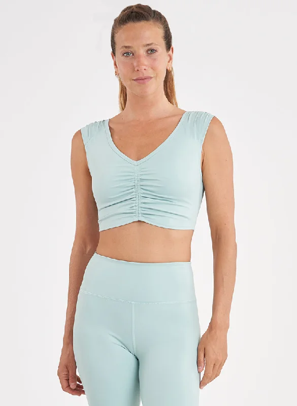 Sheen Shirred Bra Top - FINAL SALE British Gentlewoman Style British Gentlewoman Style