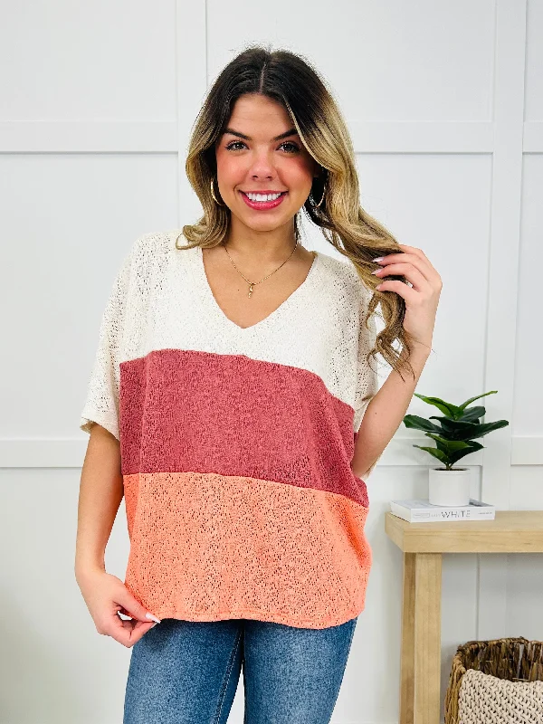 Sunkissed Stripes Top Sleek Women's 