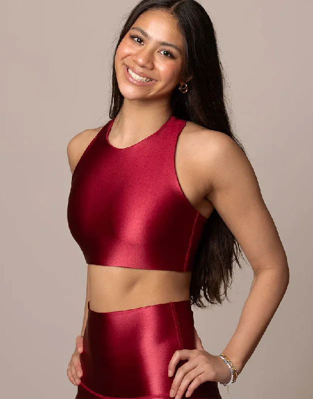 Scarlet Lacquer Crop Sophisticated Women's  Sophisticated Women's 