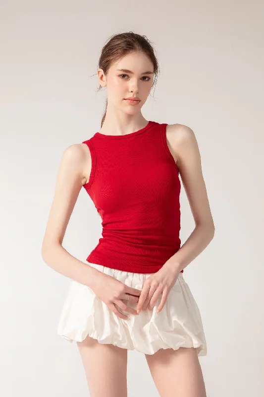 NINA Top in Cherry Cool Women's Distressed