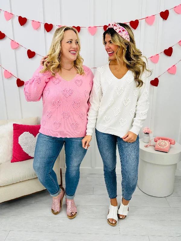 Sweetheart Stitches Sweater- Multiple Colors! Elegant Women's Formal 