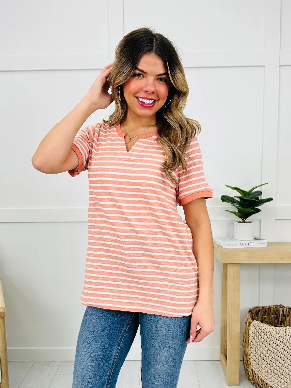 Casual Waves Top Cool Women's Distressed