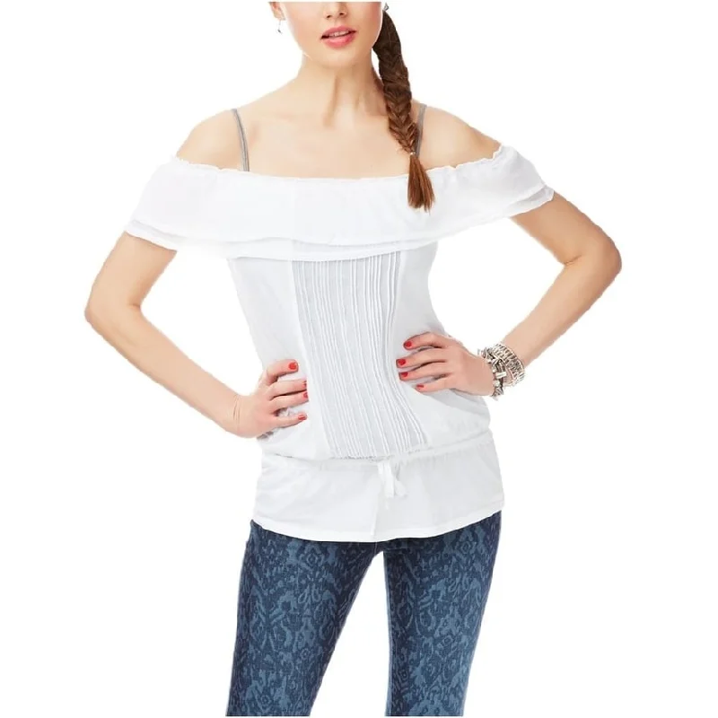 Aeropostale Womens Ruffled Ribbed Placket Sheer Dolman Blouse Refined Women's Velvet Refined Women's Velvet