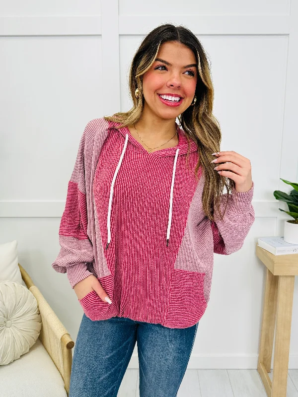 Blush Boundaries Hoodie Edgy Women's Punk