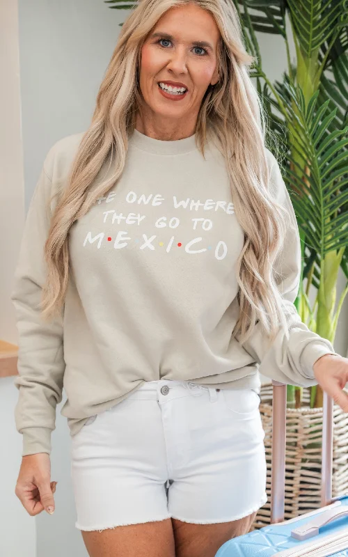The One Where They Go to Mexico Crewneck Sweatshirt Compression Compression