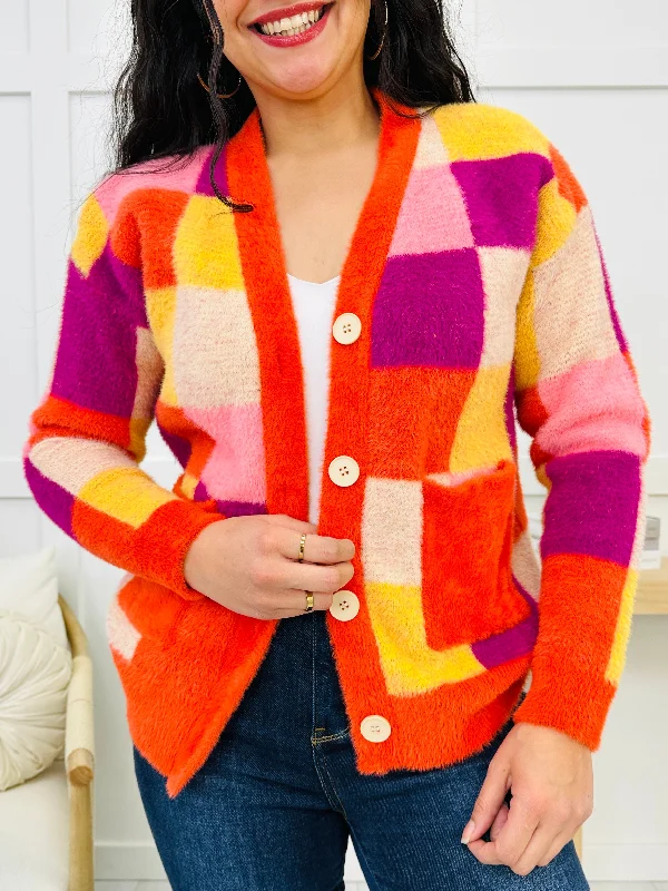 Patchwork Dream Cardigan- Multiple Colors! Casual Women's Loose - fitting