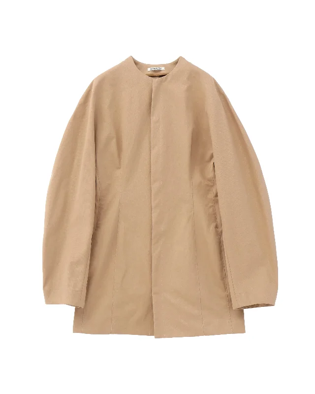 WASHED FINX CHINO HALF COAT Casual Women's Japanese 