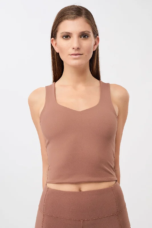 Workout Top (Cappuccino) Sophisticated Women's Tailored Sophisticated Women's Tailored