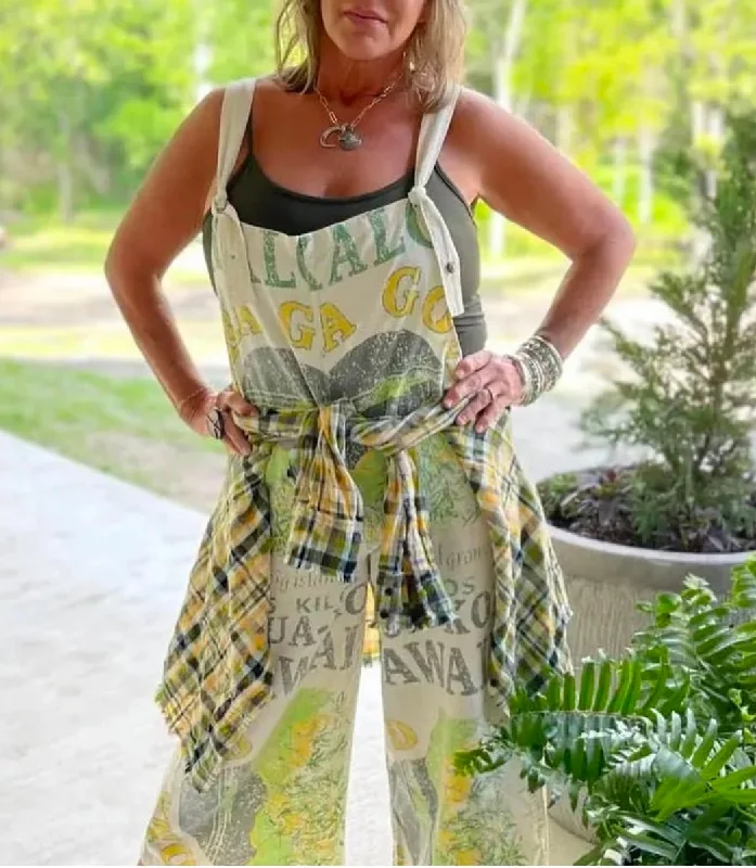 Jaded Gypsy Market Fresh Overalls - Kona Sustainable Organic Sustainable Organic