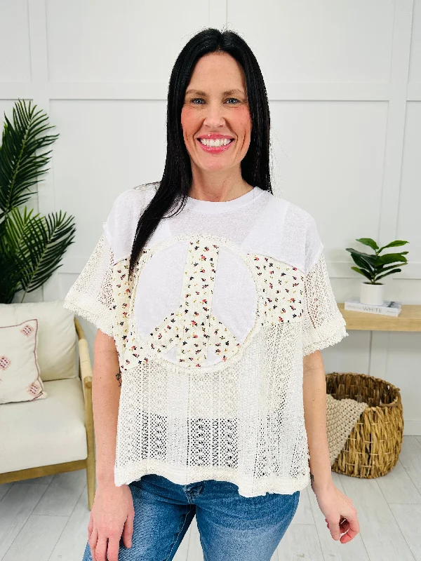 Harmony Stitch Top In Ivory Multi Sophisticated Women's Tailored Sophisticated Women's Tailored Harmony Stitch Top In Ivory Multi Sophisticated Women's Tailored Sophisticated Women's Tailored