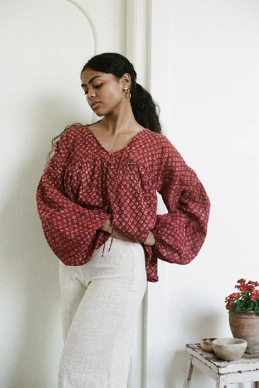 Rashmi Blouse ~ Scarlett Confident Women's Power