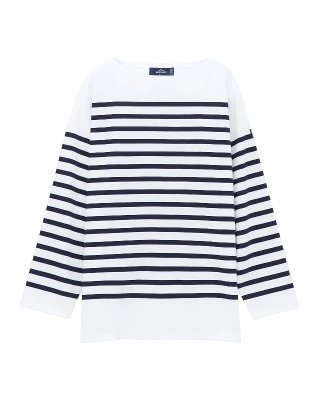 ナヴァル長袖(NEIGE/MARINE) Earthy Women's Hemp - based Earthy Women's Hemp - based