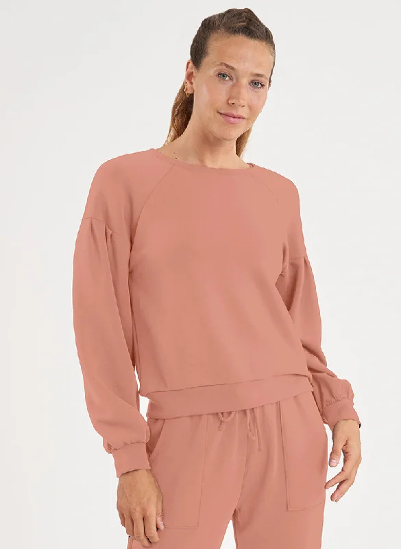 Pleated Pullover Dynamic Women's High - energy