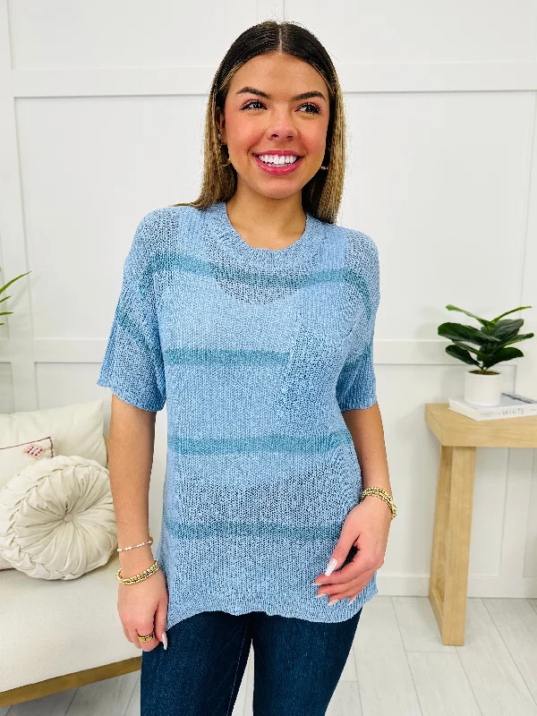 Dressed In Dreams Sweater In Denim Navy Street Street