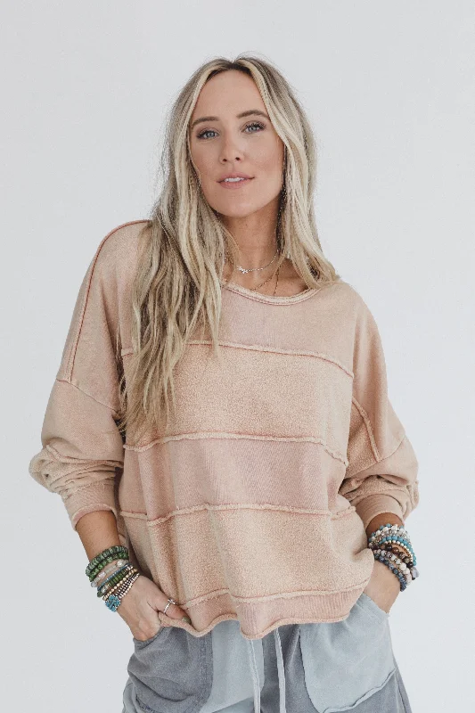 Dawson Pullover Top - Mustard European