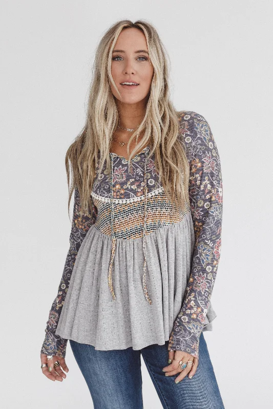 Basically Blooming Top - Multi Stylish Women's Tropical 
