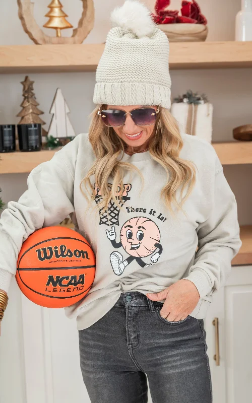 Whoop There It Is Basketball Crewneck Sweatshirt = Refined Women's Hand - crafted Refined Women's Hand - crafted Whoop There It Is Basketball Crewneck Sweatshirt = Refined Women's Hand - crafted Refined Women's Hand - crafted