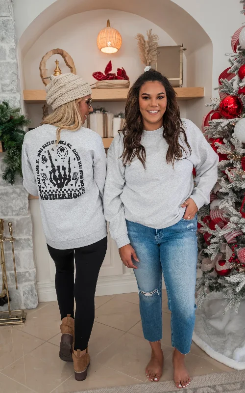 Motherhood Rocks Graphic Sweatshirt** Gym Gym