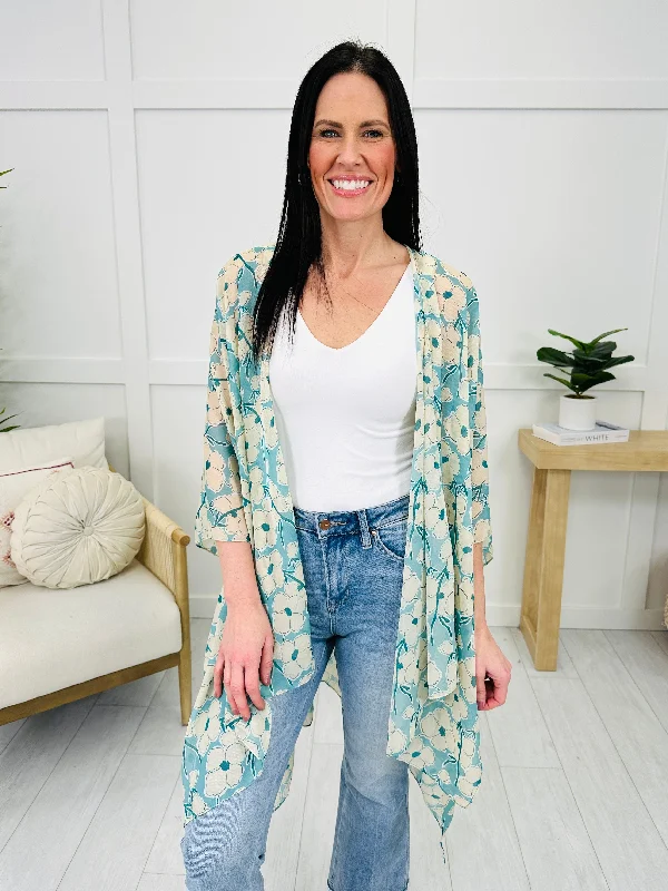 REG/CURVY Conversation Piece Kimono Laid - back Women's Style