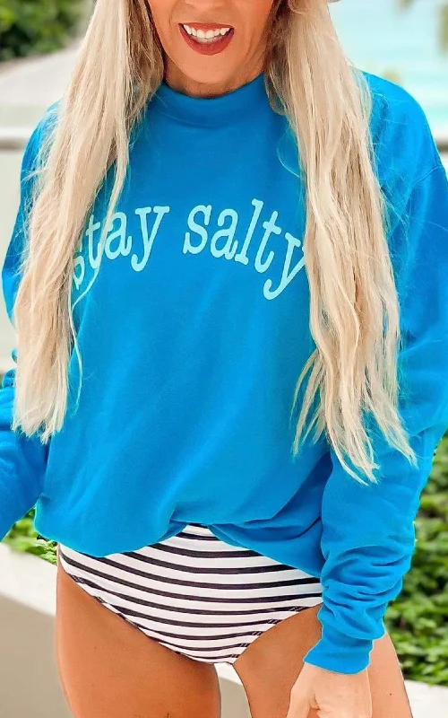 Stay Salty Crewneck Sweatshirt Refined Women's Classic  Refined Women's Classic 