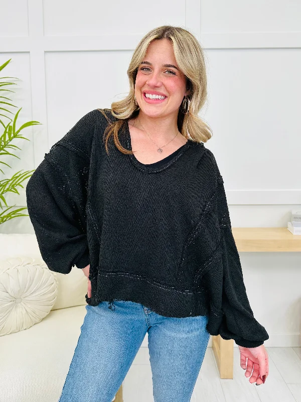 Pastel Paradise Top In Jet Black Refined Women's Classic  Refined Women's Classic 