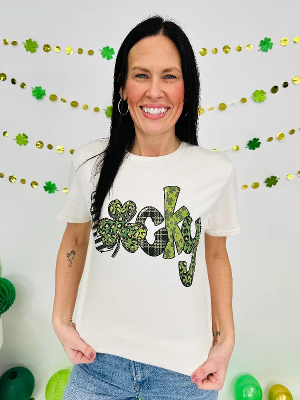 Prints Of Luck Graphic Tee Dynamic Women's Moto
