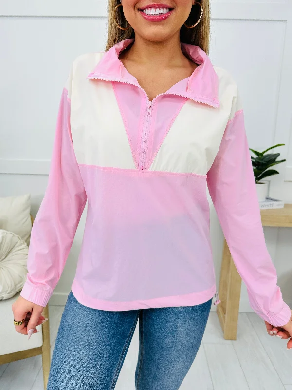 REG/CURVY Pink Vibes Only Jacket Scandinavian Scandinavian