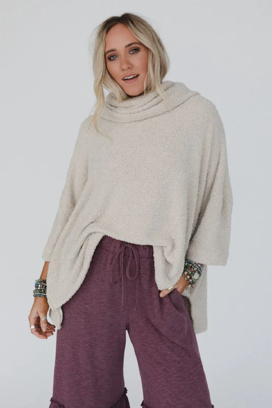 The Nest Hartlie Sweater Top - Seashell Sharp Women's Italian