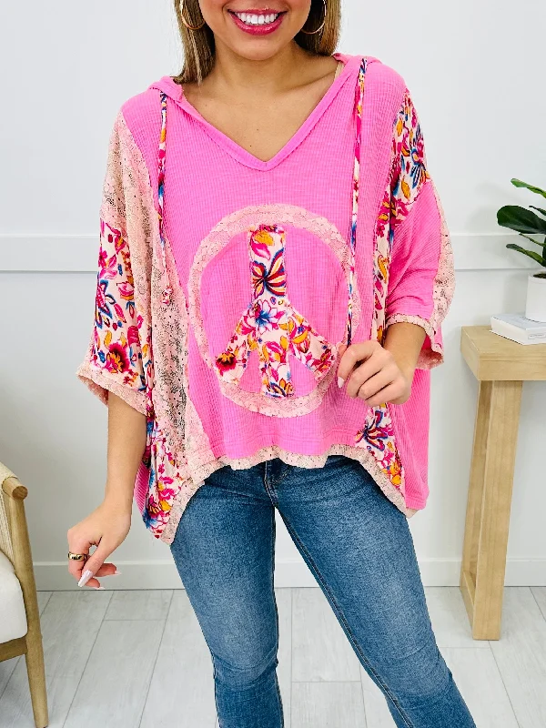 Peaceful Meadow Top In Pink/Blush Adventure Adventure