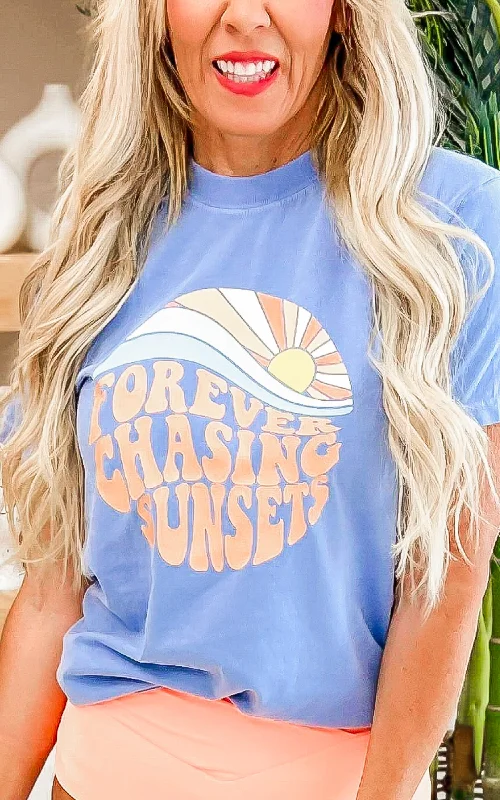 Forever Chasing Sunsets Garment Dyed Graphic T-shirt Dynamic Women's High - energy Dynamic Women's High - energy Forever Chasing Sunsets Garment Dyed Graphic T-shirt Dynamic Women's High - energy Dynamic Women's High - energy