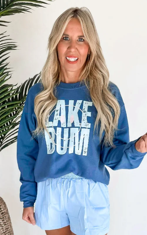 Lake Bum Graphic Crewneck Sweatshirt Traditional Women's Wool Traditional Women's Wool Lake Bum Graphic Crewneck Sweatshirt Traditional Women's Wool Traditional Women's Wool