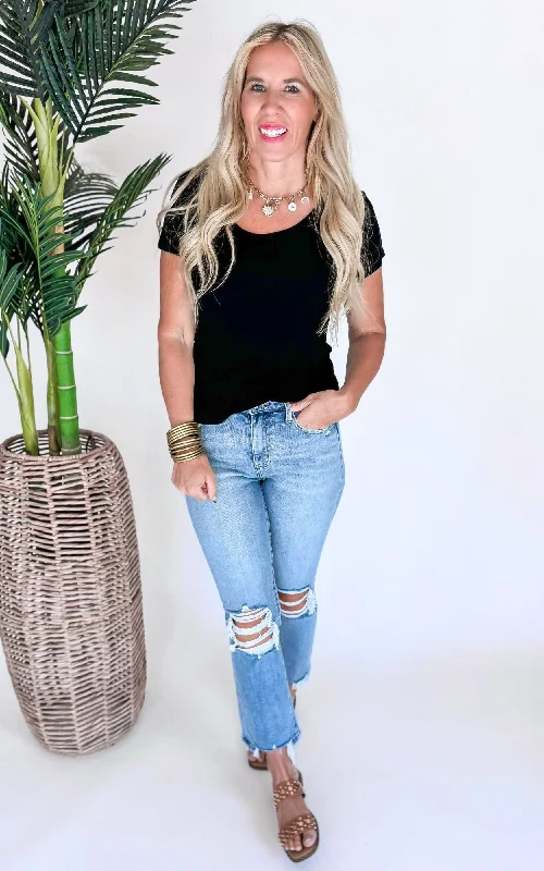 Hold Tight Tee by Salty Wave (Part 1)** Edgy Women's Punk Edgy Women's Punk