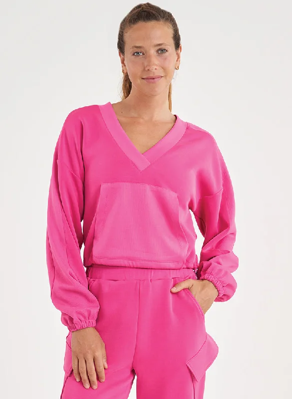 Ultraluxe V-Neck Pullover Luxurious Women's High -  end Luxurious Women's High -  end