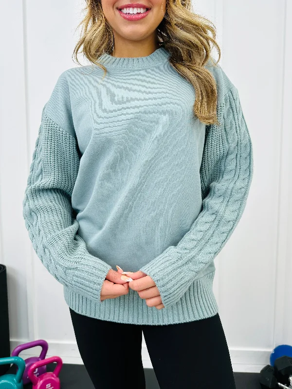 Sleek Stitches Pullover Artistic Women's Hand - painted