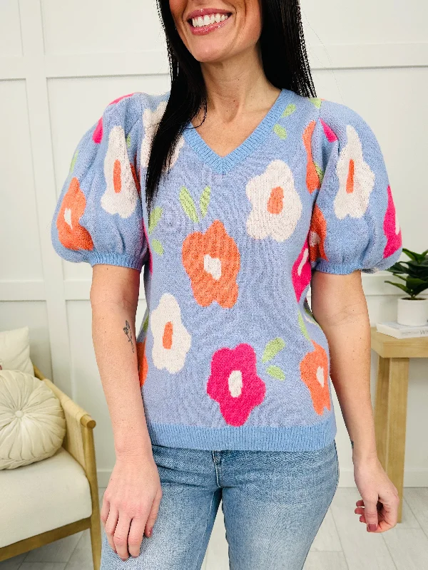 Bloom With A View Sweater Casual Women's Japanese  Casual Women's Japanese 