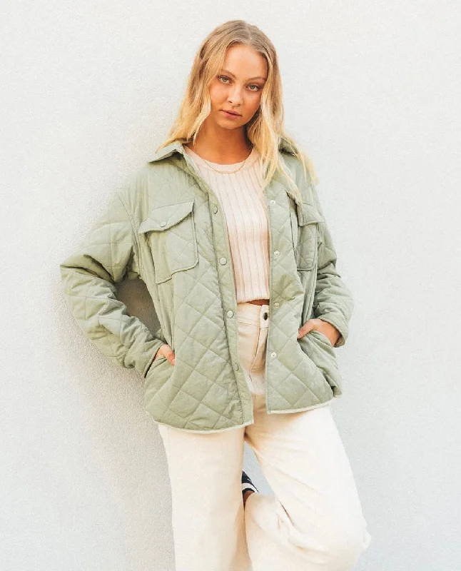 Echo Jacket // Sage Edgy Women's Punk